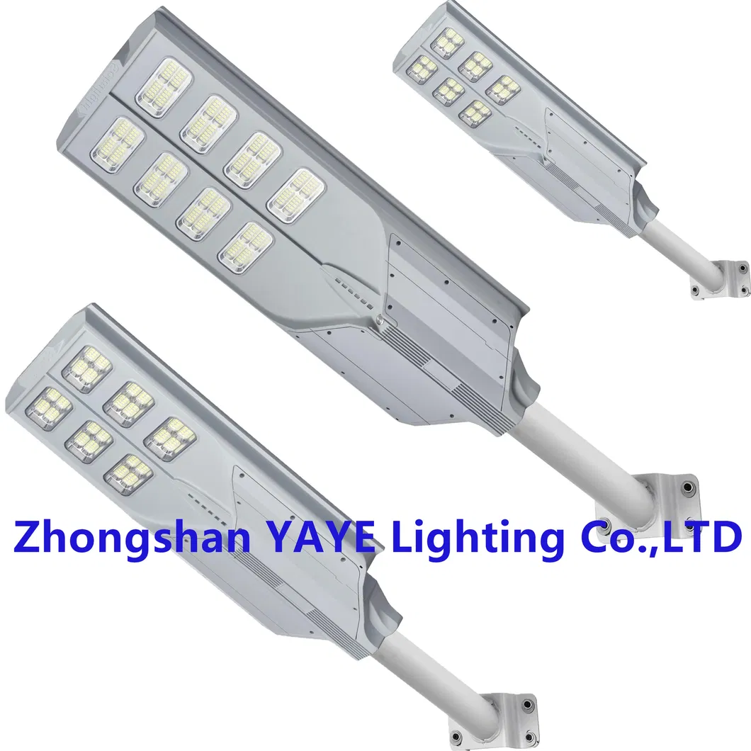 مصنع الطاقة الشمسية في الصين من الألمنيوم 2000/1000/800/600/500W/400/300/200/100W مستشعر LED IP66 شارع خارجي متكامل مع كاميرا مصباح حديقة LED COB من ABS مصباح فيضان على الجدار للطريق