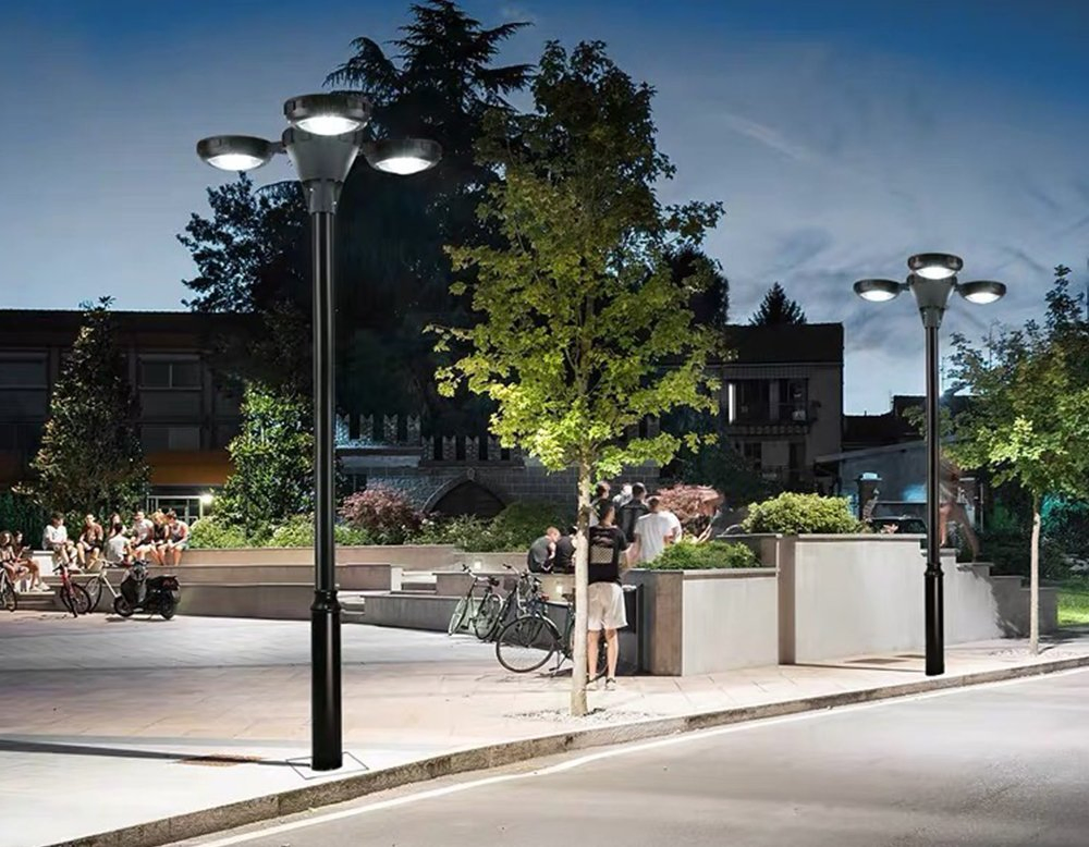 تصنع الصين ضوء حديقة LED ضوء بقعة LED خارجي للاستخدام في الحديقة والممرات والممرات الخارجية كشاف شمسي عالي القدرة