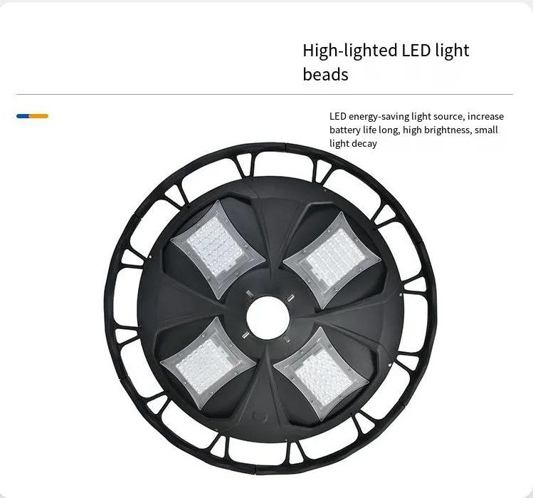 ضوء حديقة شمسي دائري LED أوروبي 40W إضاءة حديقة إضاءة فيلا