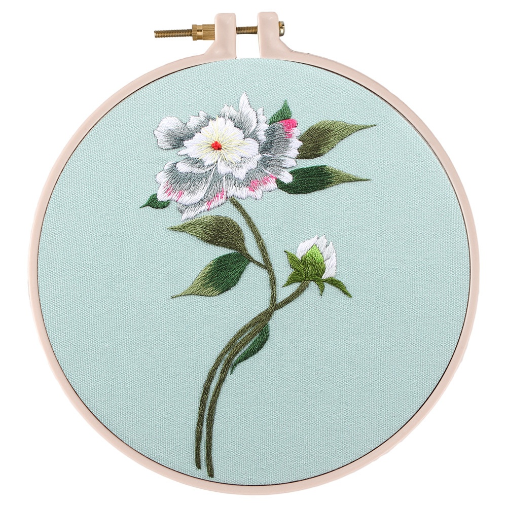 Creative Embroidery DIY Handmade Self-embroidered Gift Tea Coaster Embroidery Kit