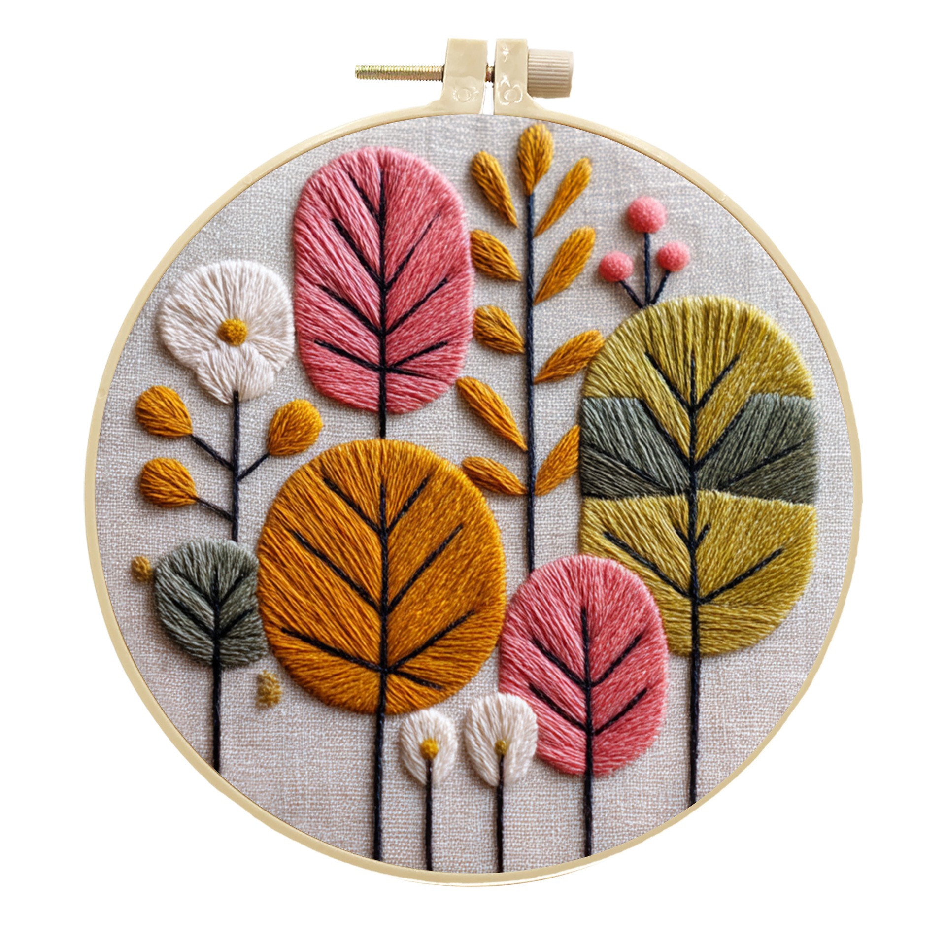 Original New Hand Embroidery DIY Material Kit Getting Started Decorative Embroidery Kit