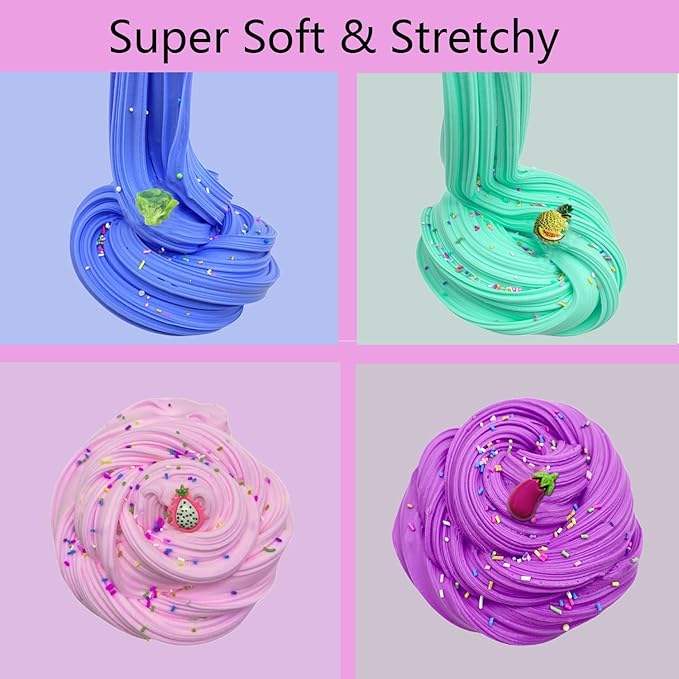 Wholesale Super Soft &amp; Non-Sticky Butter Slime Kit Mini Plastic DIY Modeling Toy Birthday Gifts for Kids