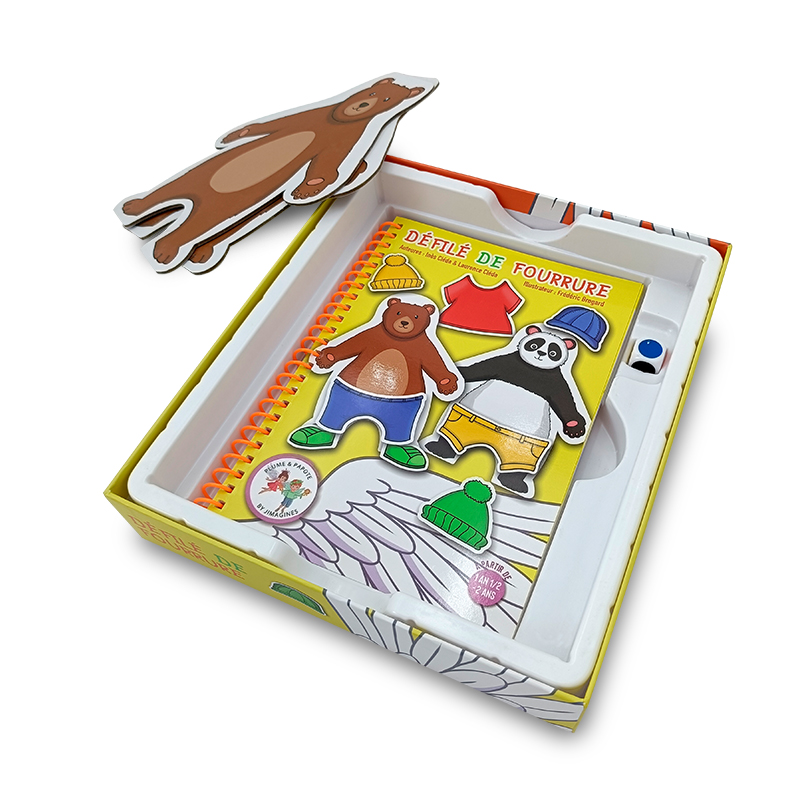 Montessori DIY Learning Toy Personalized Creative Craft Wooden Jigsaw Puzzle for Family Activity Made Durable Paper Material