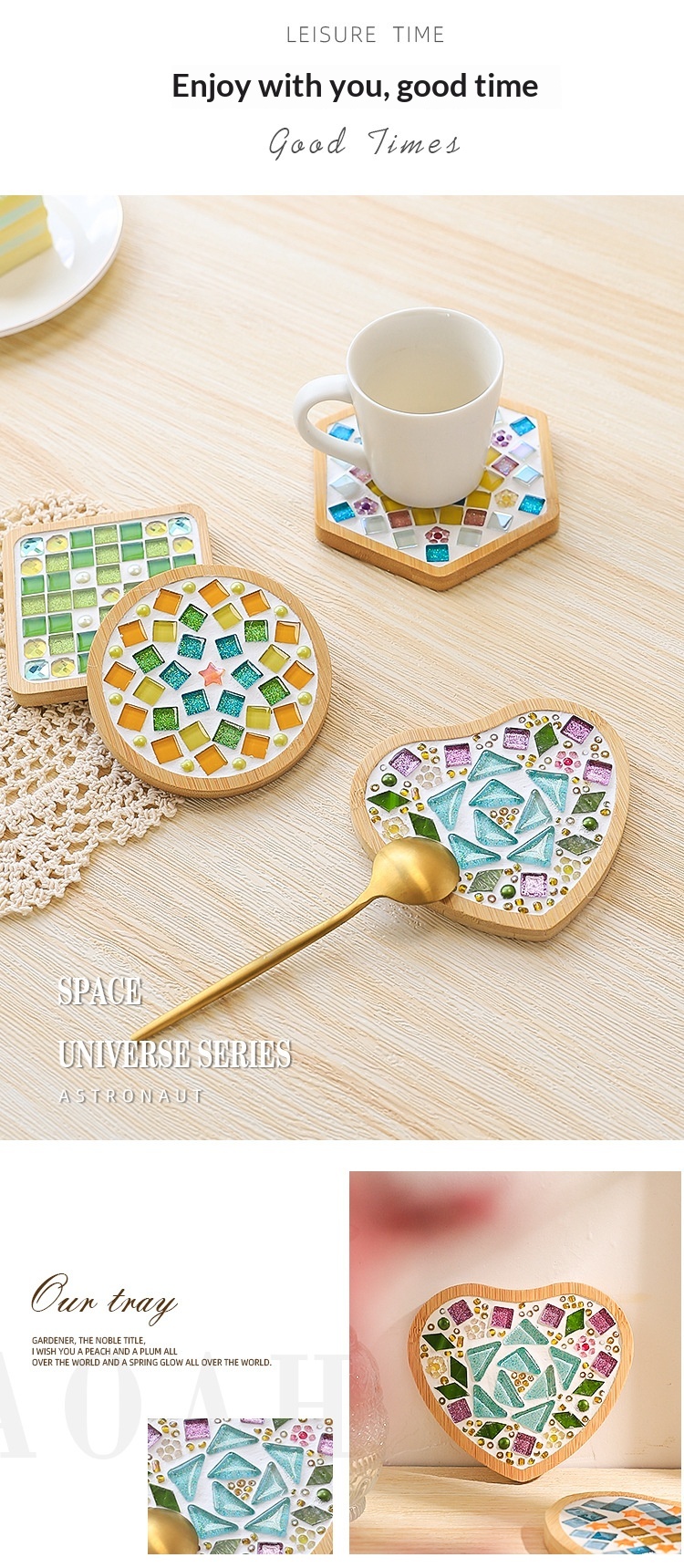 Mosaic Coaster Materials