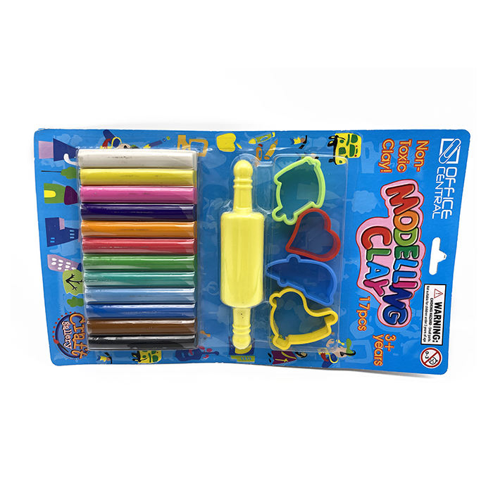 Eco-Friendly Modeling Light Clay 24 Colors DIY Clay Modeling Clay Tool Kit