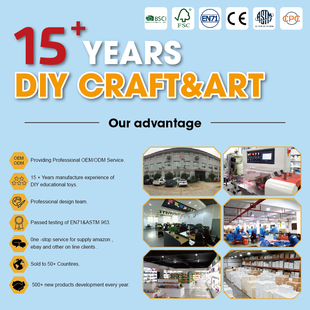 Decorate Your Own Painting Gift DIY Arts &amp; Crafts Painting Wooden Magnet Creativity Painting Kit for Kids