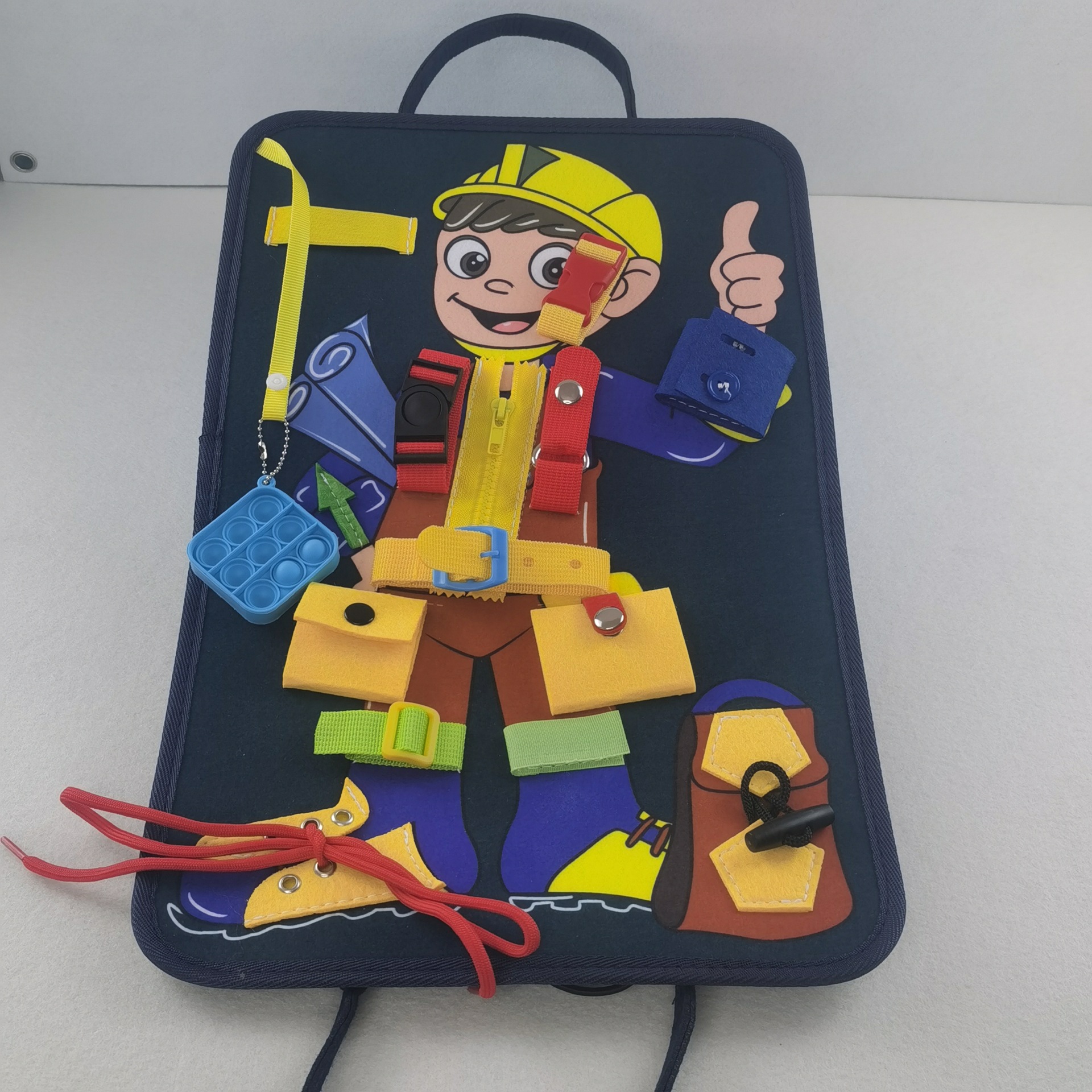Educational Busy Board DIY Teaching Aids for Early Childhood Infant Wood Toys Ready Supply