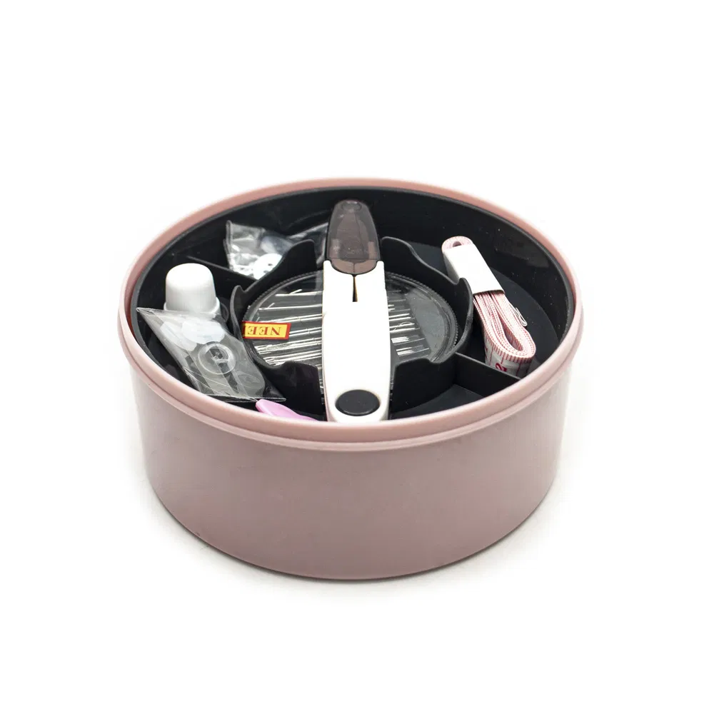 DIY Craft Plastic Storage Box Colorful Travel Sewing Kits Bag for Beginner