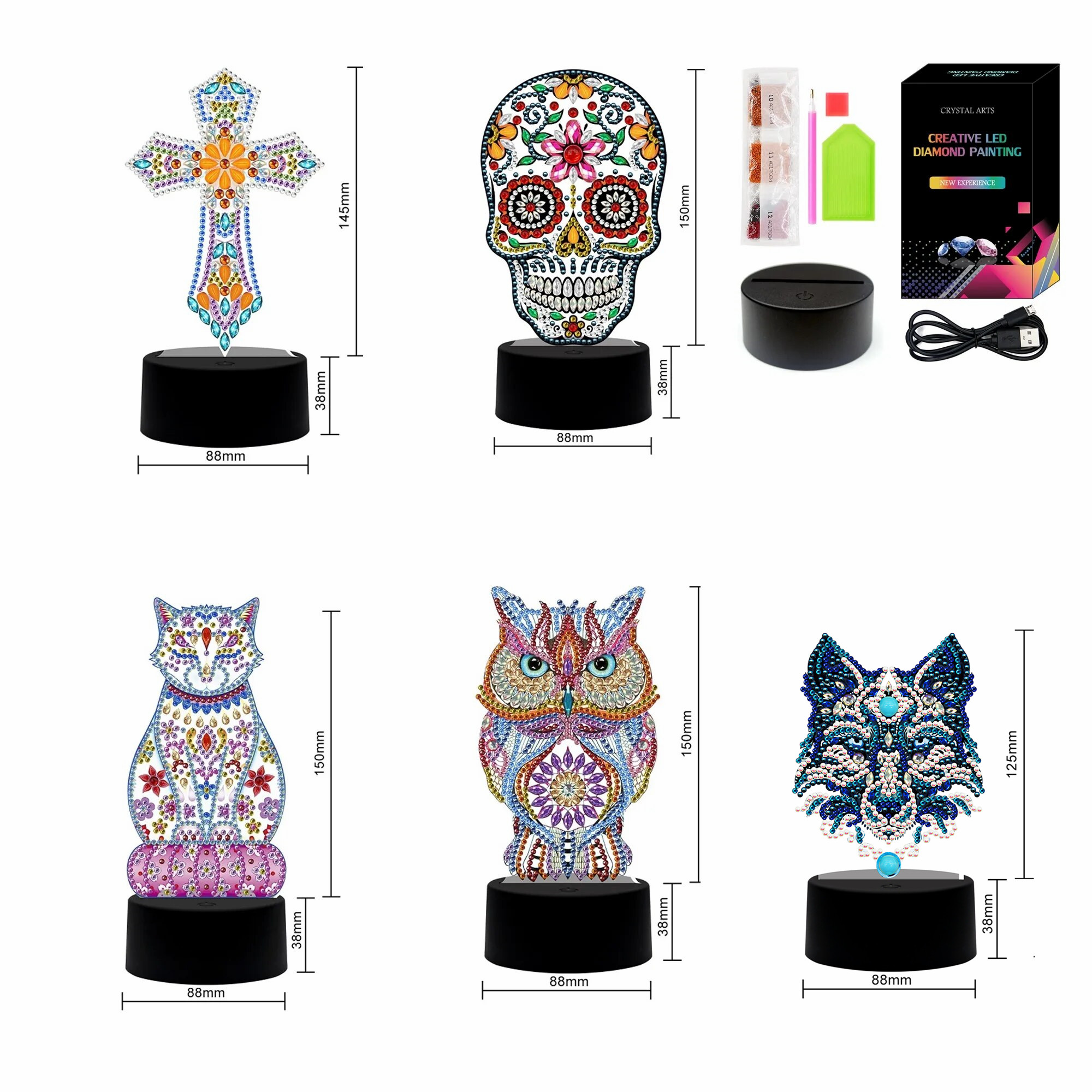 Diamond Painting Lamp Details