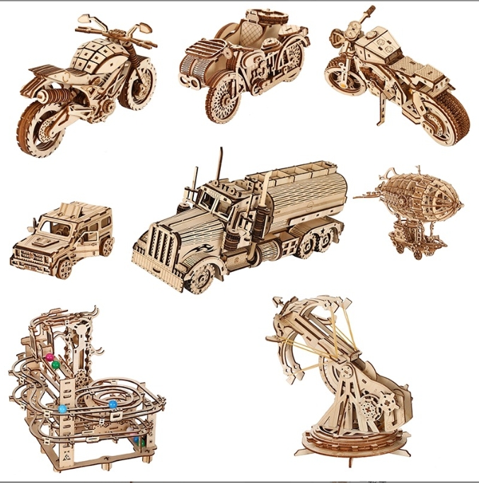 Wooden 3D puzzle model 9