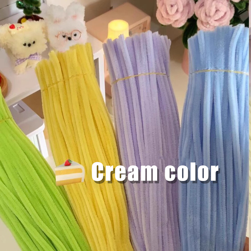 Factory Fluffy Craft Pipe Cleaners Fuzzy Sticks Crafts Educational Toys for Kids,Sensory Stem Science Kit Diy Craft Kit