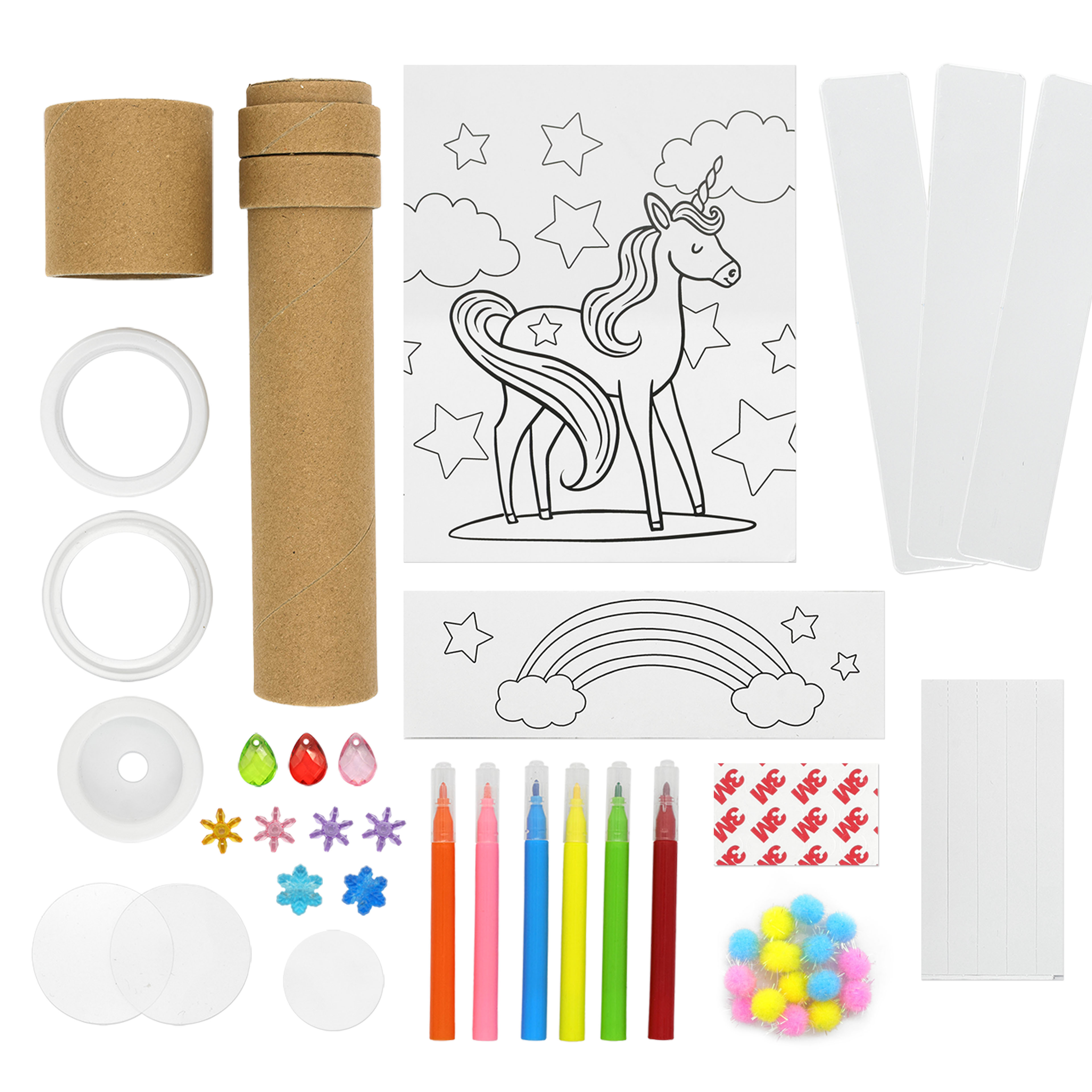 DIY STEM KALEIDOSCOPE KIT-UNICORN