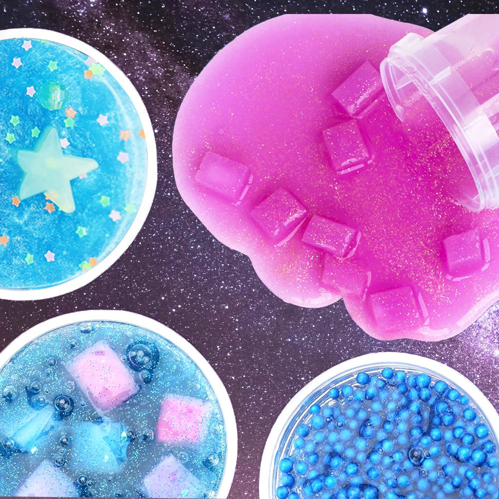 New Arrival Educational DIY Playdough Slime Making Kit Ultimate Metallic Slime Kit with 12 Colors Plasticine Clay for Boys Girls