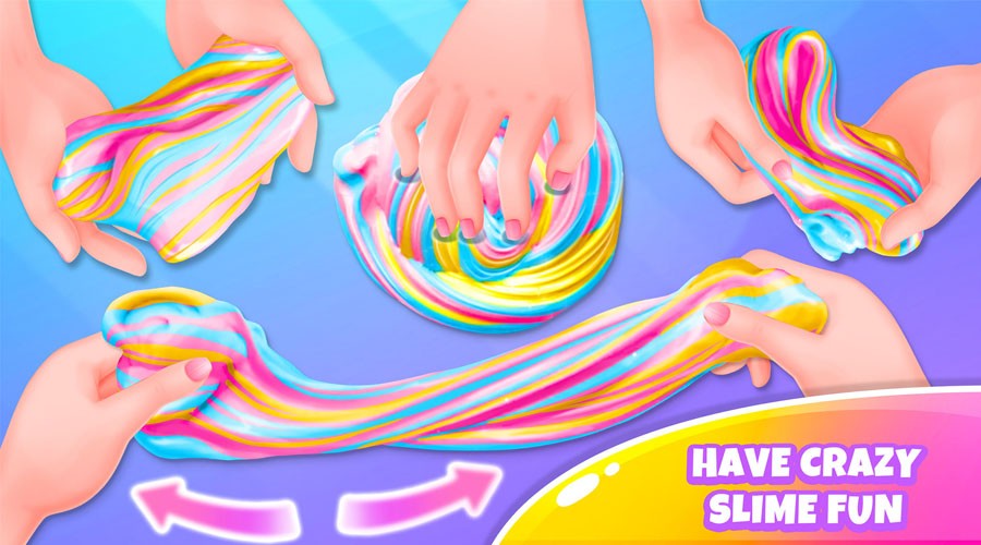 Soft and Non Sticky Slime Detail