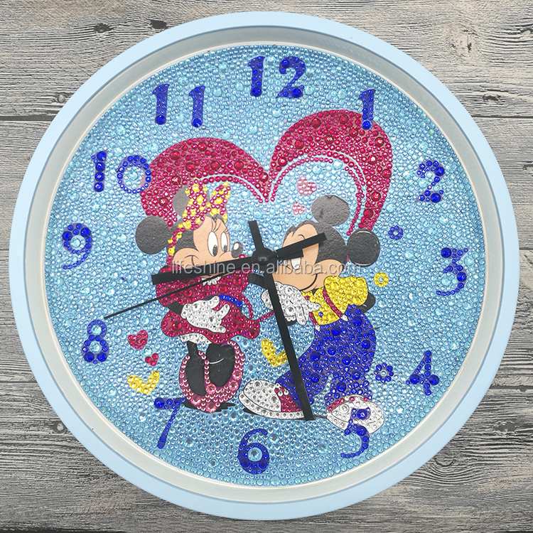 5D Diy Clock Diamond Painting Embroidery Kit