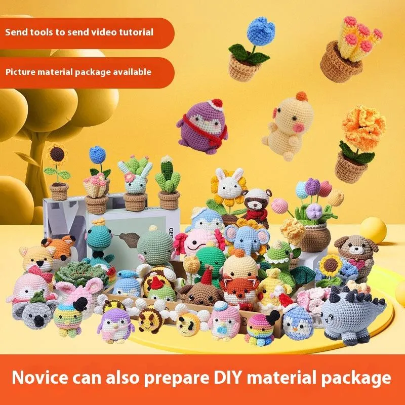 Crochet Kit DIY Sewing & Weaving Craft for Kids & Adults for Beginners