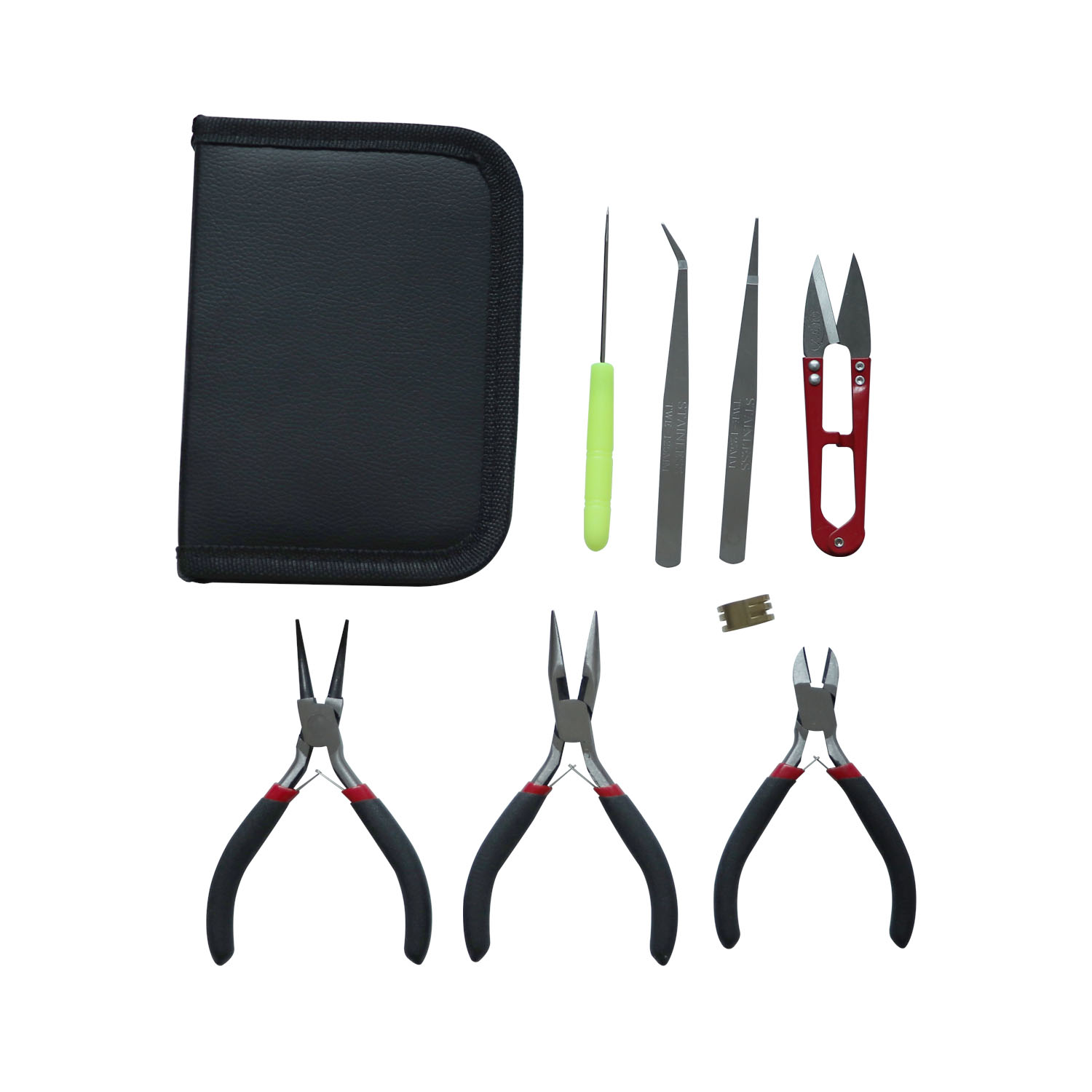 Boasta Jewelry Making Tool Kit Set with Zipper Case 8pcs 12pcs Set for Beading Repair Wire Cutting DIY Craft