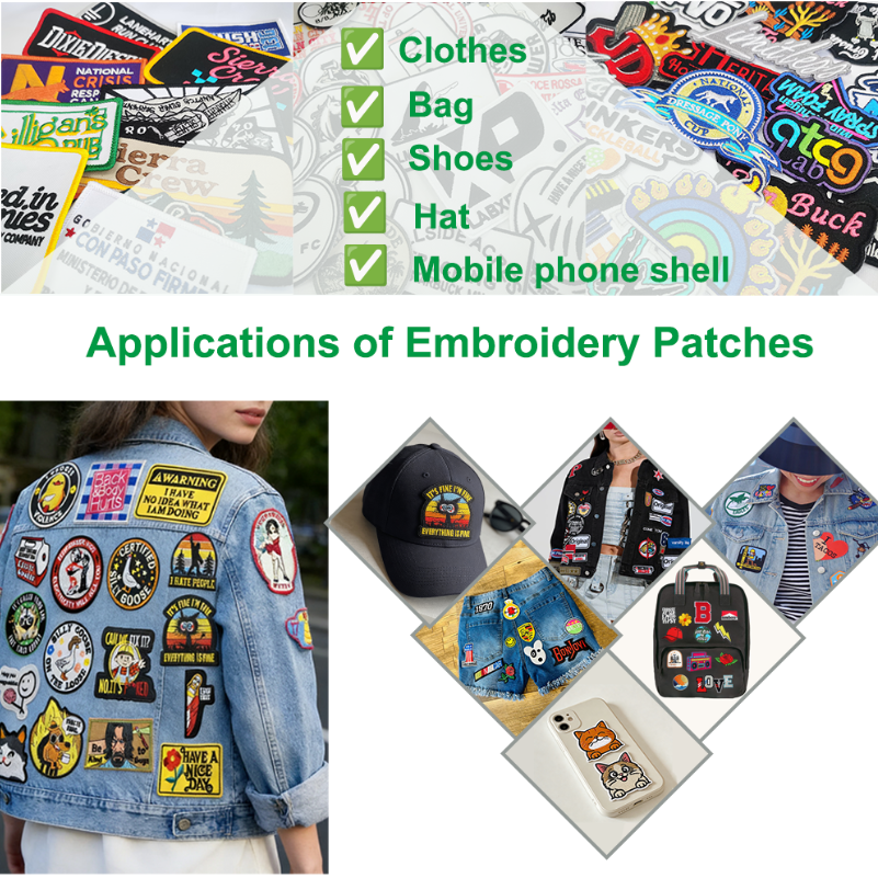 Customize Your Own Design Embroidered Patch Embroidery Badge Sew On Iron On Custom Embroidery Patch For Apparel Cap