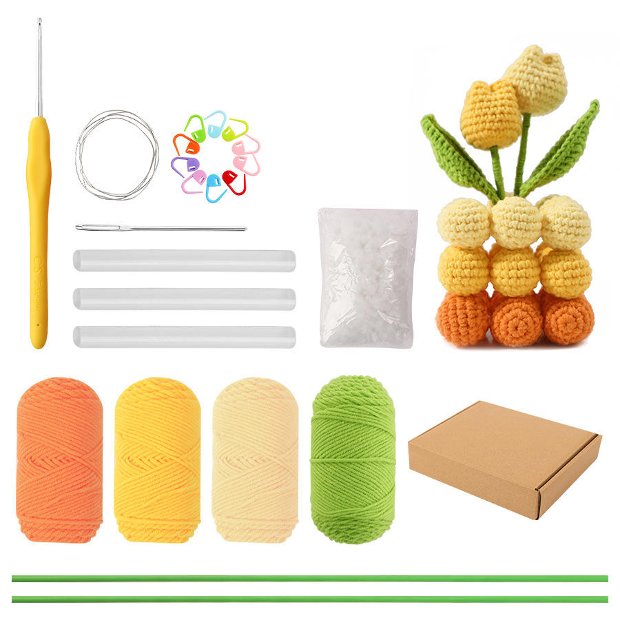 Crochet Kit DIY Sewing &amp; Weaving Craft for Kids &amp; Adults for Beginners