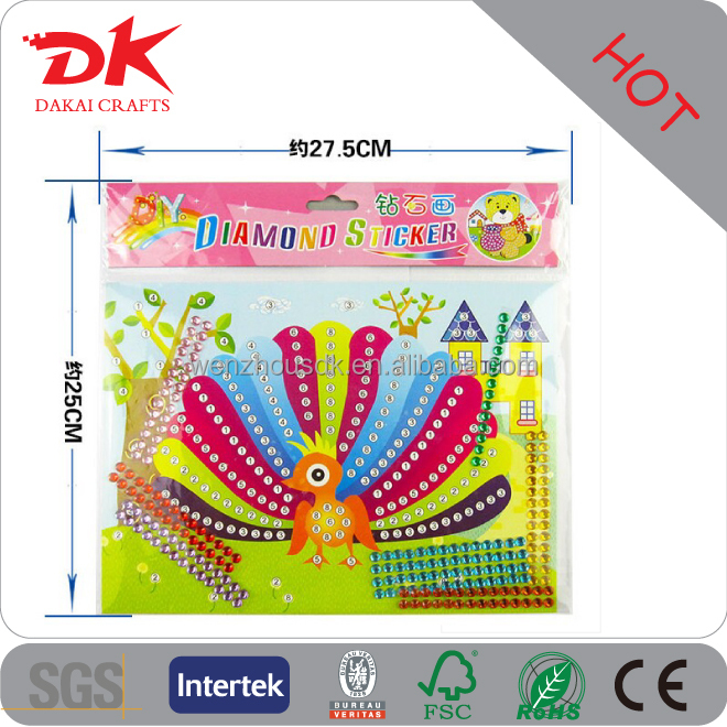 DIY Diamond Mosaic Round Sticker Stone Kits