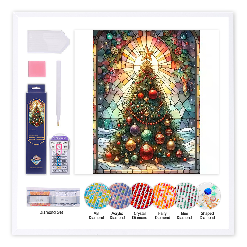Wholesale 5D DIY Diamond Painting Christmas Holiday Drills Painting Kits New Design for Adults Fabric Material