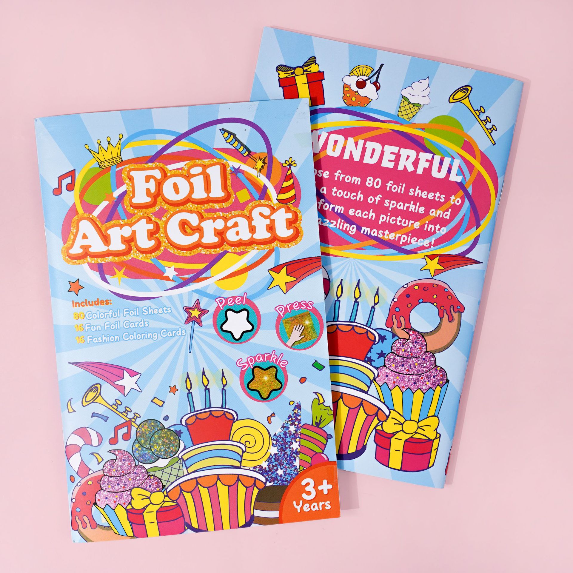 Creative DIY Cardboard Art Kit for Ages 4-12 Animals &amp; Nature Theme Birthday Gift-Arts &amp; Crafts Activity Set
