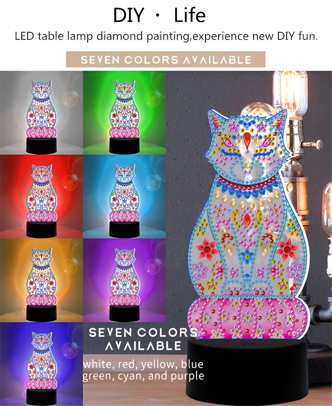 Diamond Painting Lamp Variant 1