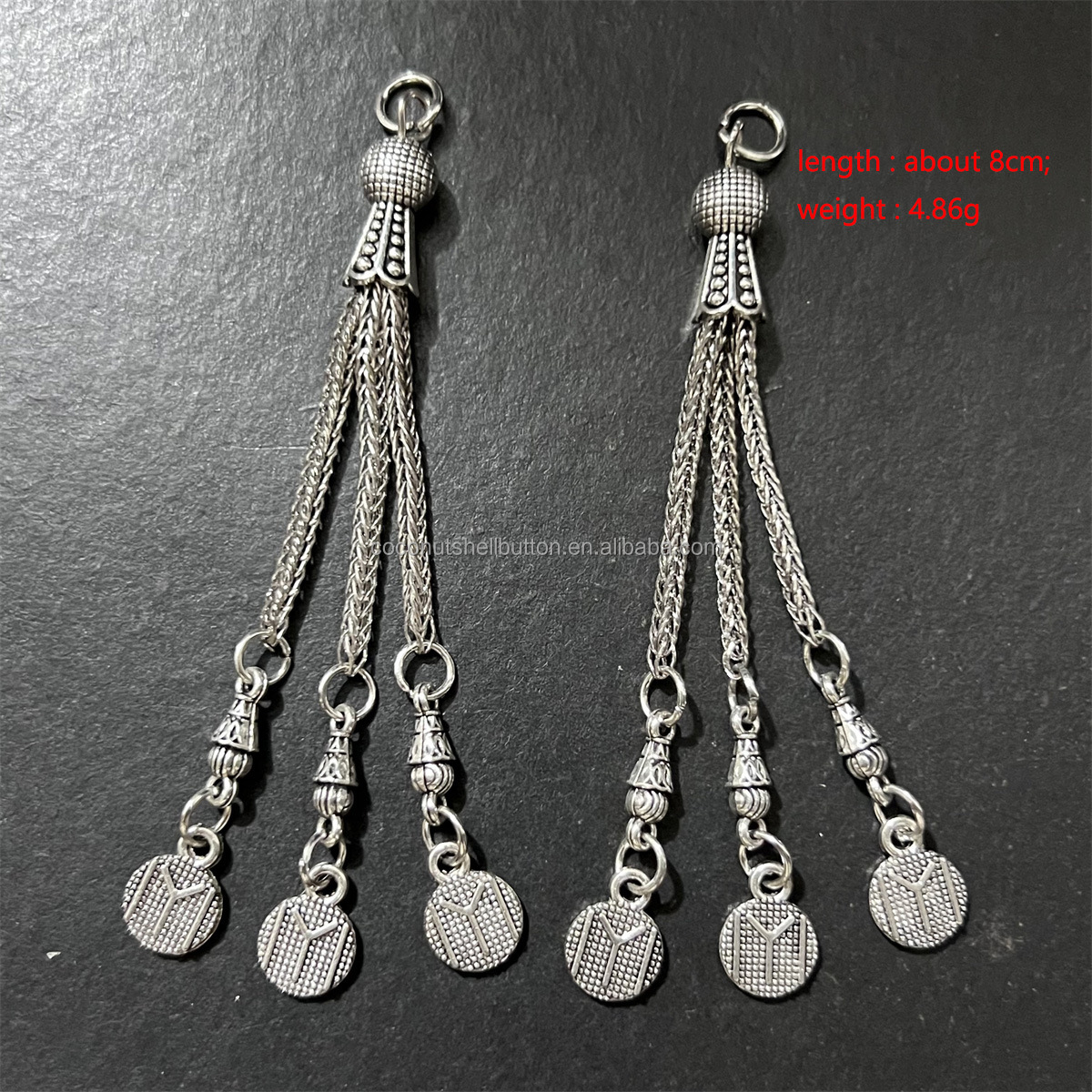 Multi Types Tassel Jewelry DIY Making Kits Rosary Necklace Bracelets Findings Zinc Alloy Metal Pedants