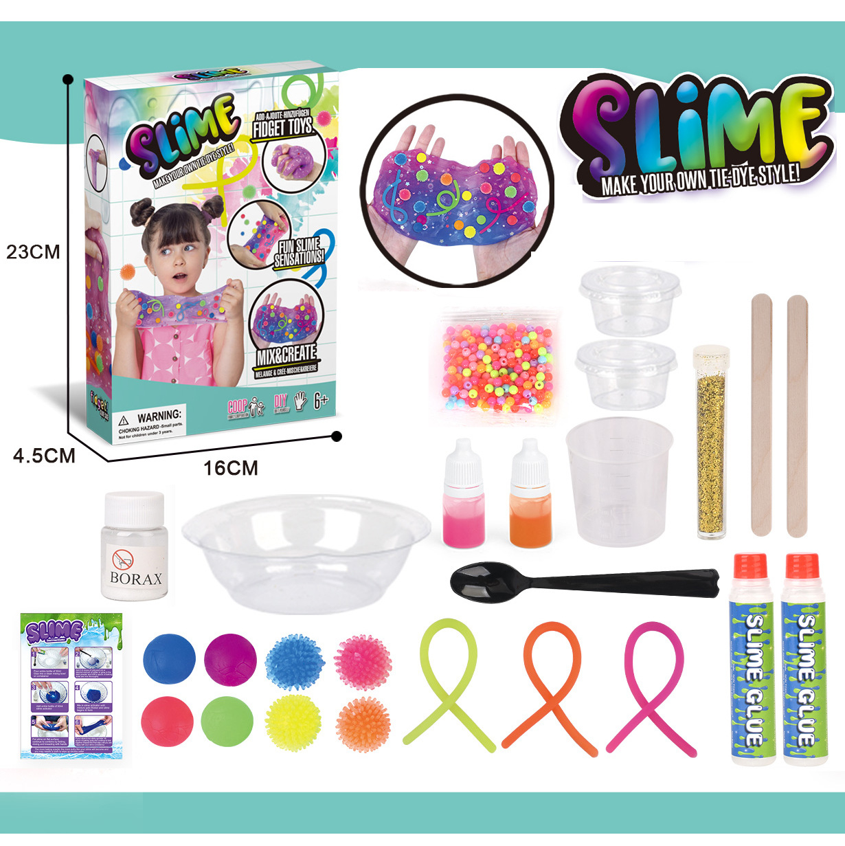 Rainbow Slime Making Kit 5