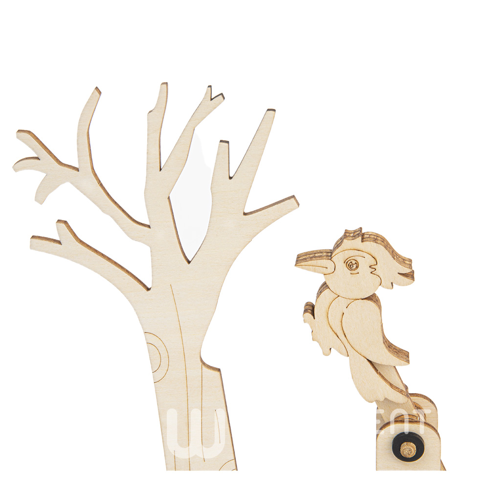 Wincent DIY 3D Wooden Puzzles Educational STEM Science Experiment Toys with Under 50 Pieces 5 to 7 Years Decorative Unisex