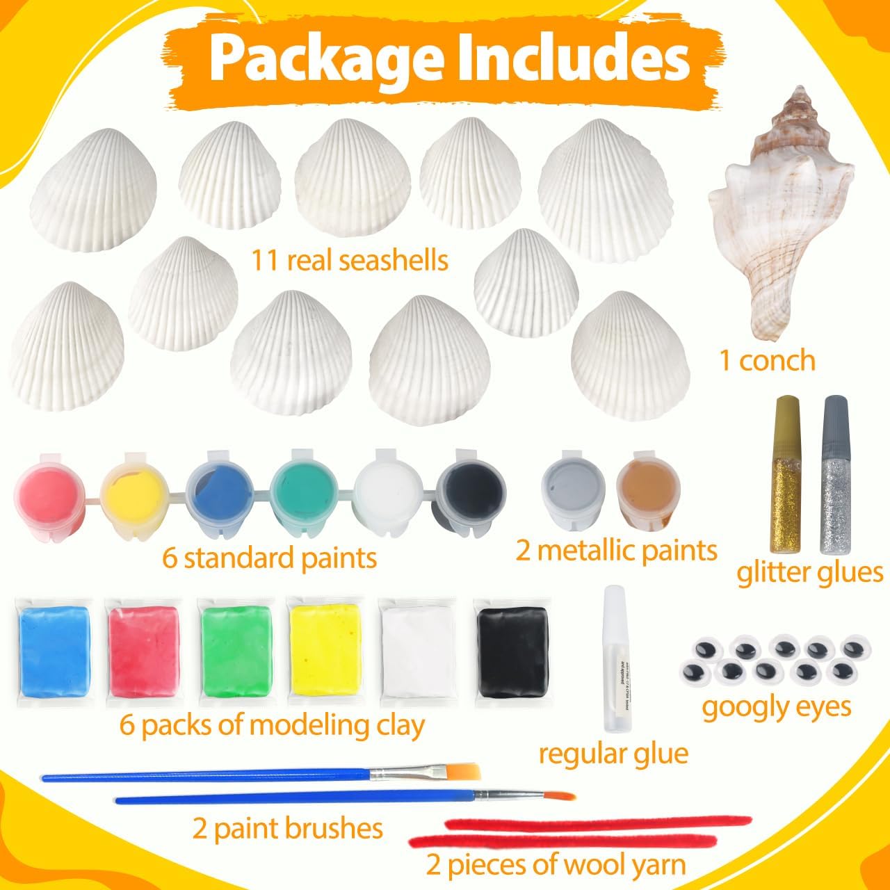 DIY Shell Painting Kit
