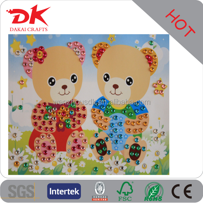 DIY Diamond Mosaic Round Sticker Stone Kits