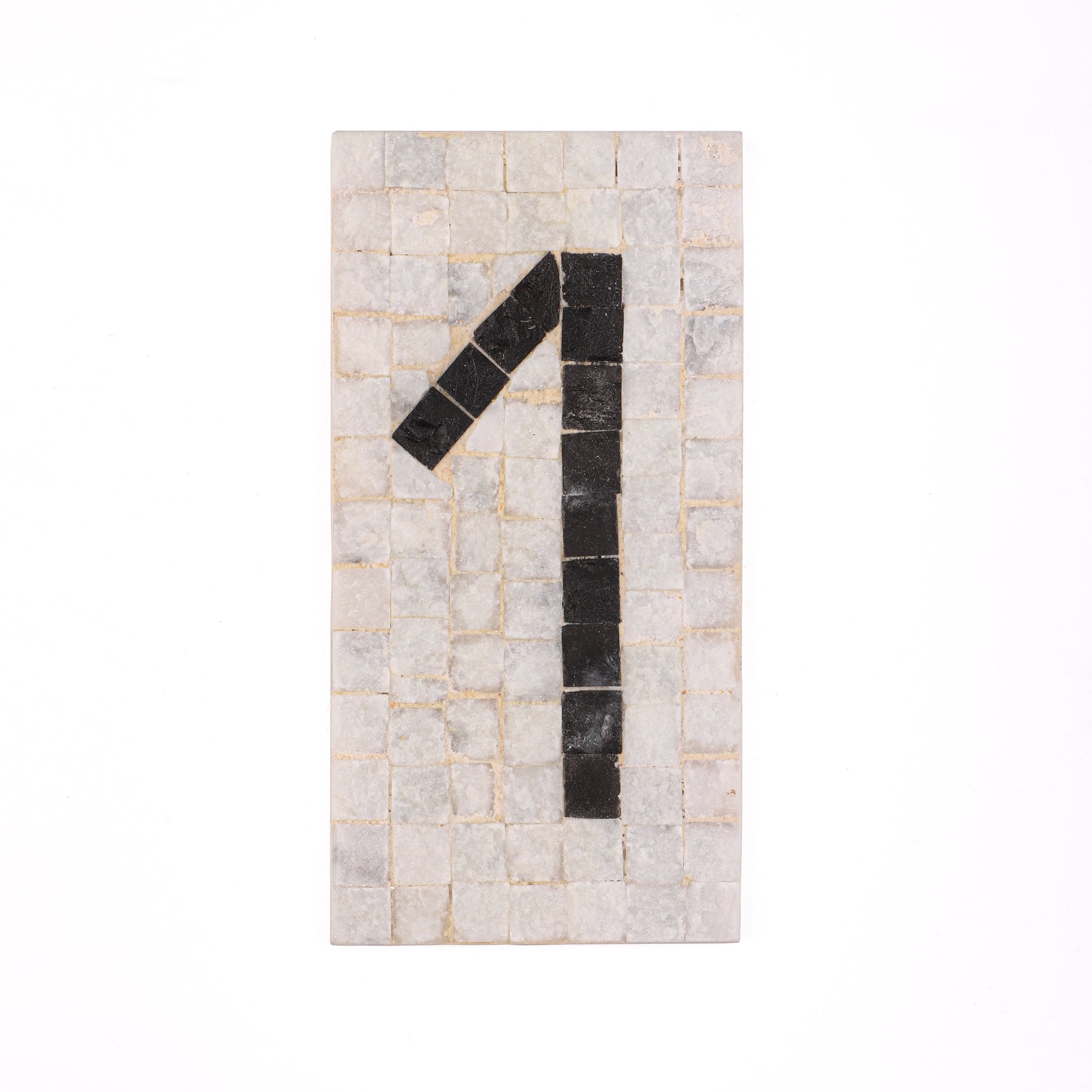Handmade Mosaic Number Art DIY Craft Kit Complete Set Numbers Personalized Home Decor Signs Projects Solid Pattern ArtisRaw