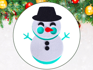 Merry Christmas Preschool Wall Hanging DIY Educational Toy 3D Felt Busy Board Craft Kit Kids Customized Colors Logo Intelligence