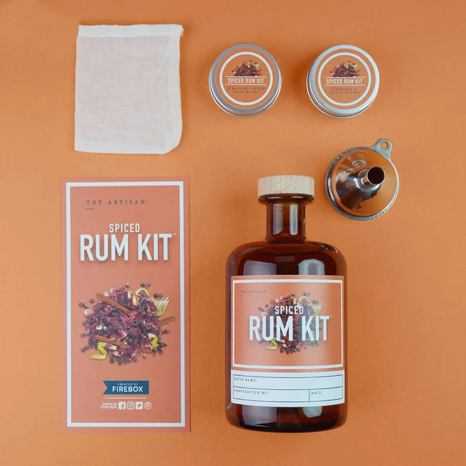 DIY Gift Kits Make Do Your Own Rum Gin Whiskey Whisky Botanical Spices Bottle Infusion Spirit Bar Accessories Reusable Wooden