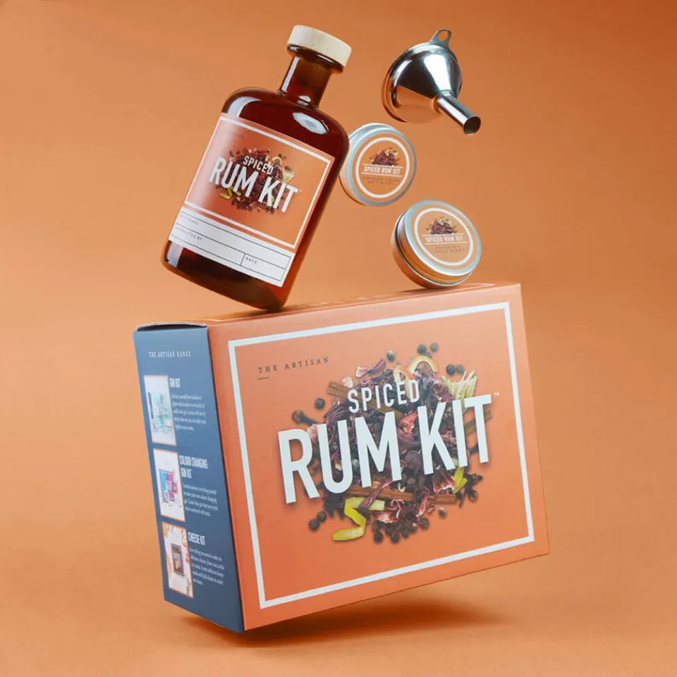 DIY Gift Kits Make Do Your Own Rum Gin Whiskey Whisky Botanical Spices Bottle Infusion Spirit Bar Accessories Reusable Wooden