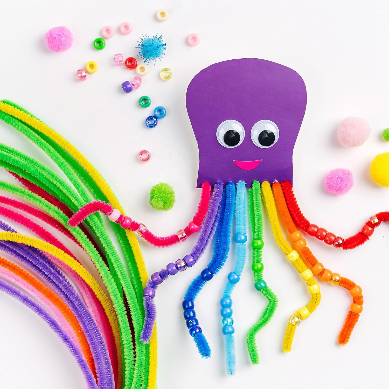 DIY Handmade Plastic Kids Jewelry Making Toys CE Certified Arts &amp; Crafts Kit for Ages 4-12 Educational Mega Box