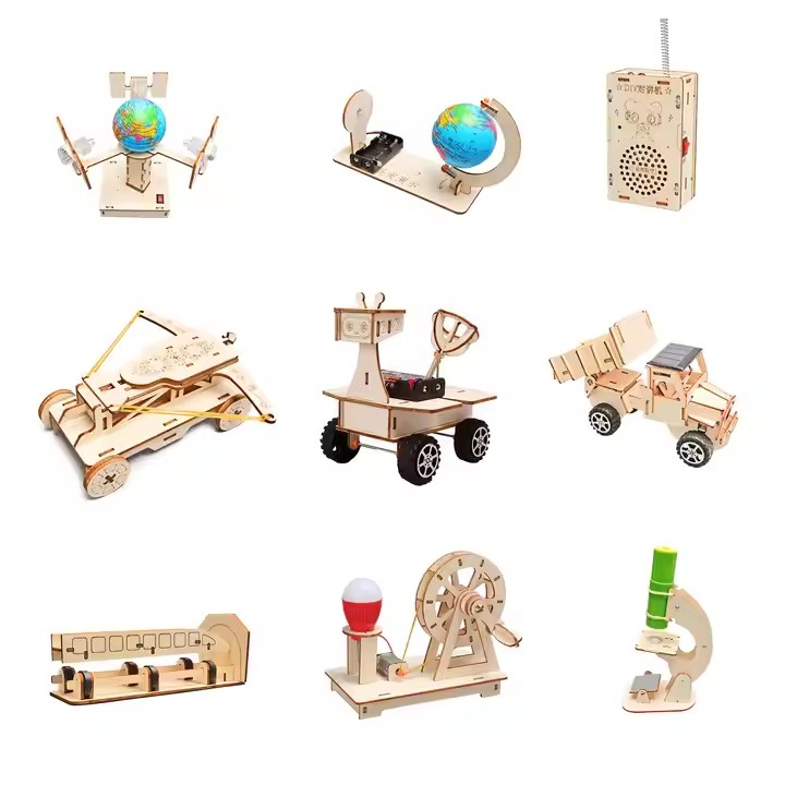 DIY Wooden Science Experiment Kits-Best-Selling Educational STEM Toys with Hands-On Engineering Activities &amp; Crafts
