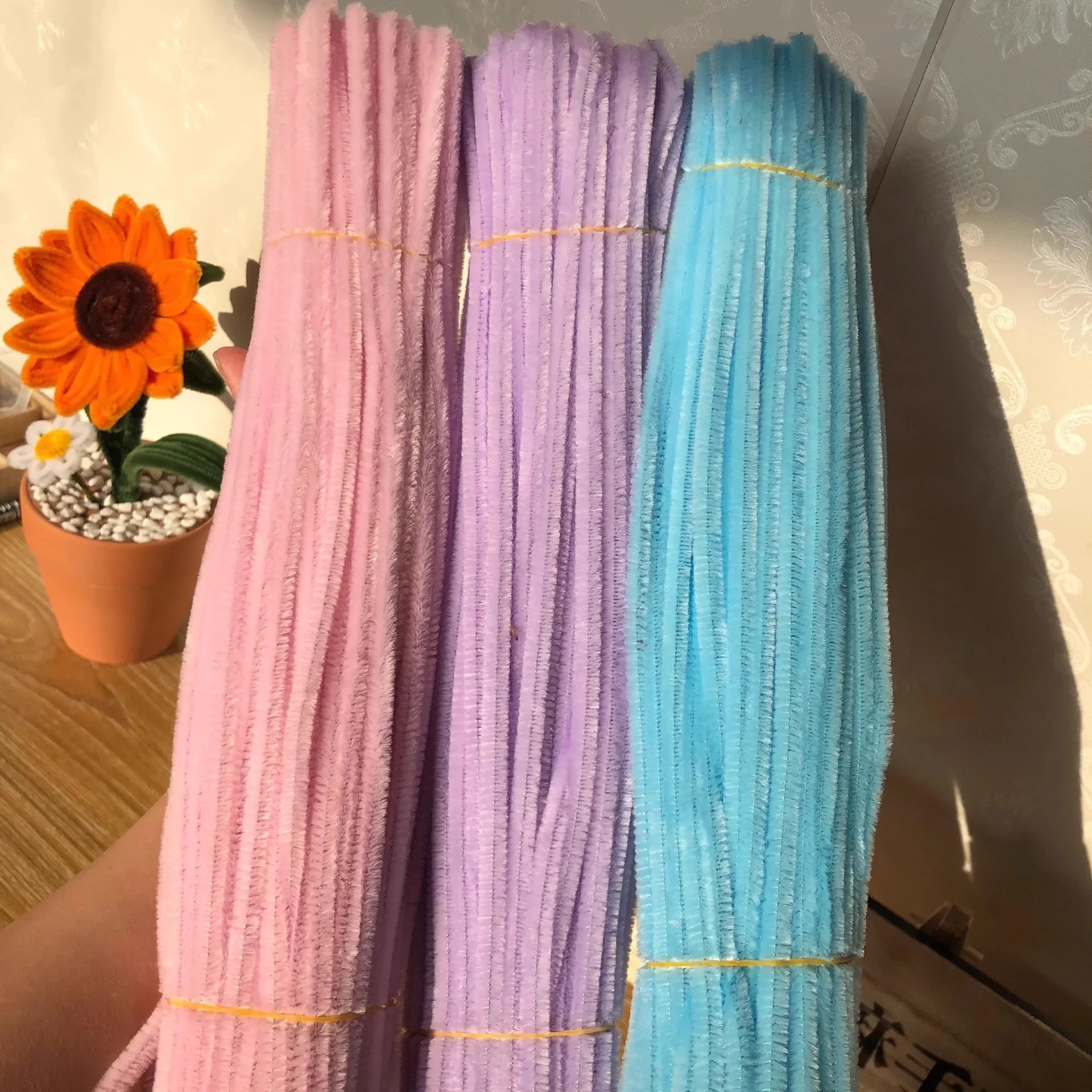 BAINING DIY Educational Craft Kit for Children-Assorted Colorful Iron Wire Customizable Handmade Preschool Art Supplies