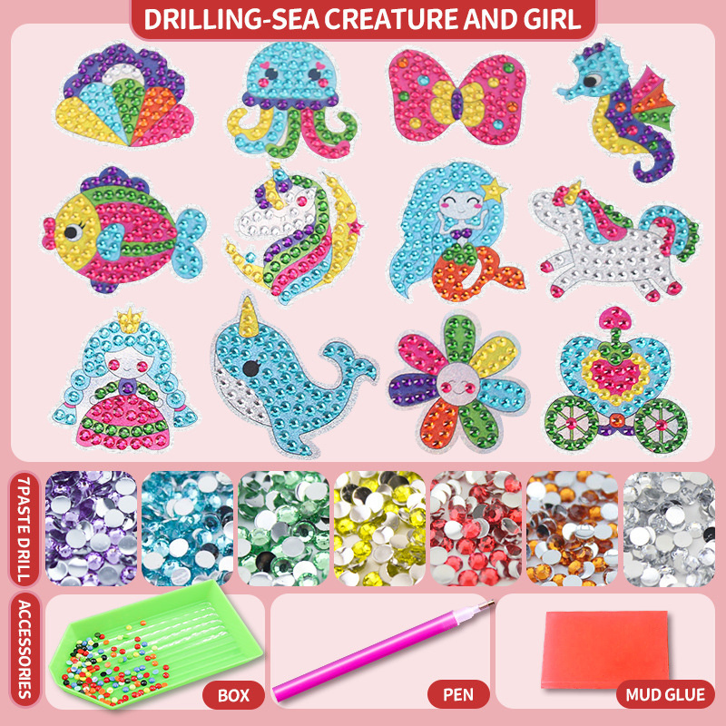 Diamond Painting Magnets Kit Diamond Painting Kit for Beginners Kids DIY Magnets Diamond