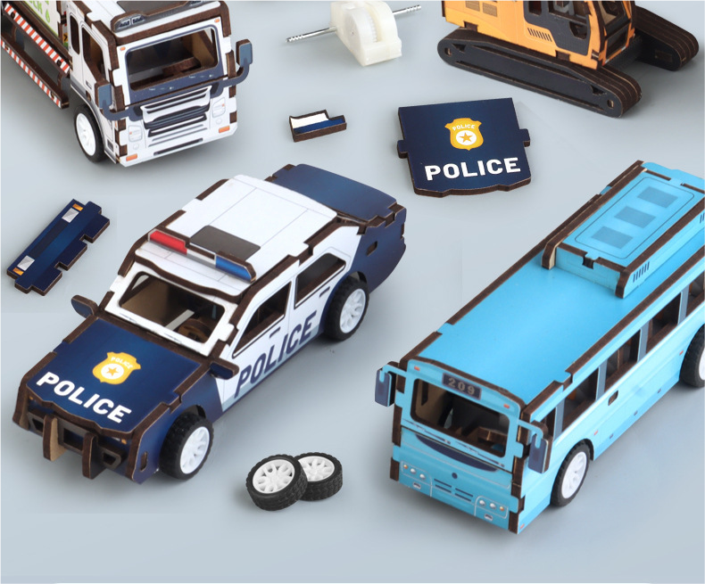 Wooden Engineering Vehicle Model Product Showcase 4