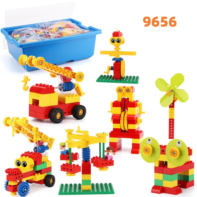 Classic Toy Kit 9656 Kids Preschool Educational DIY Creative Assembly Building Block Set