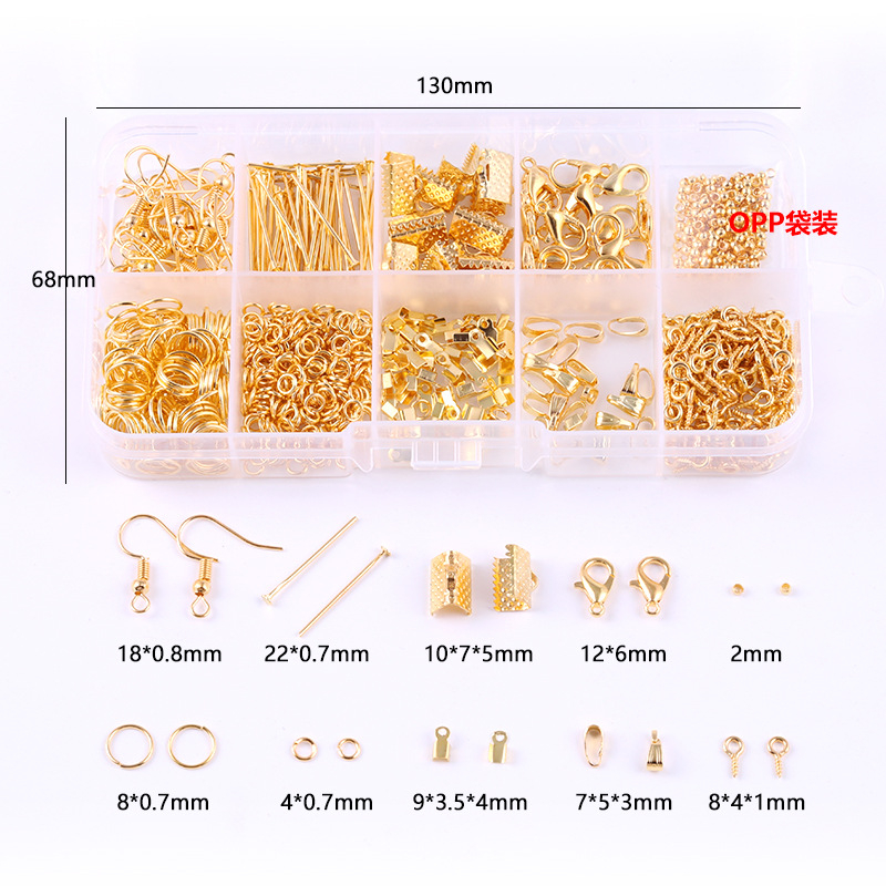 Handmade DIY Earring Materials Earring Accessories Set Lobster Clasp Pliers Belt Tool Kit Manufacturer Wholesale