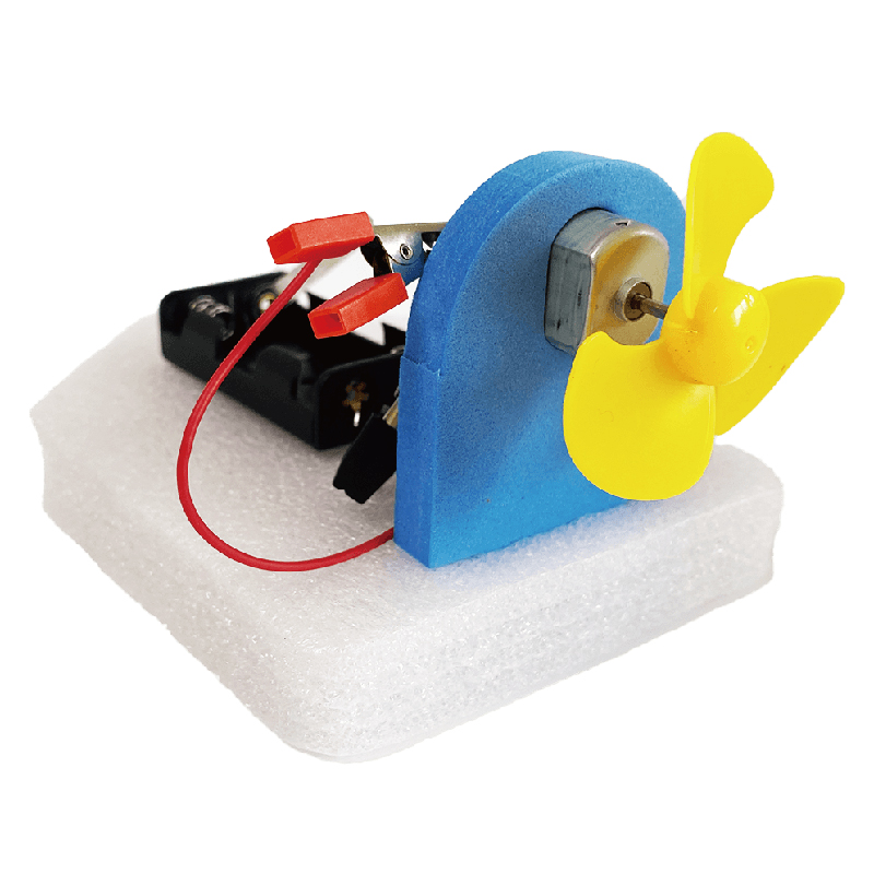 DIY Electric Fan Boat STEM Kit with Power Motor for Kids Physics Science Experiment &amp; Cognitive Training