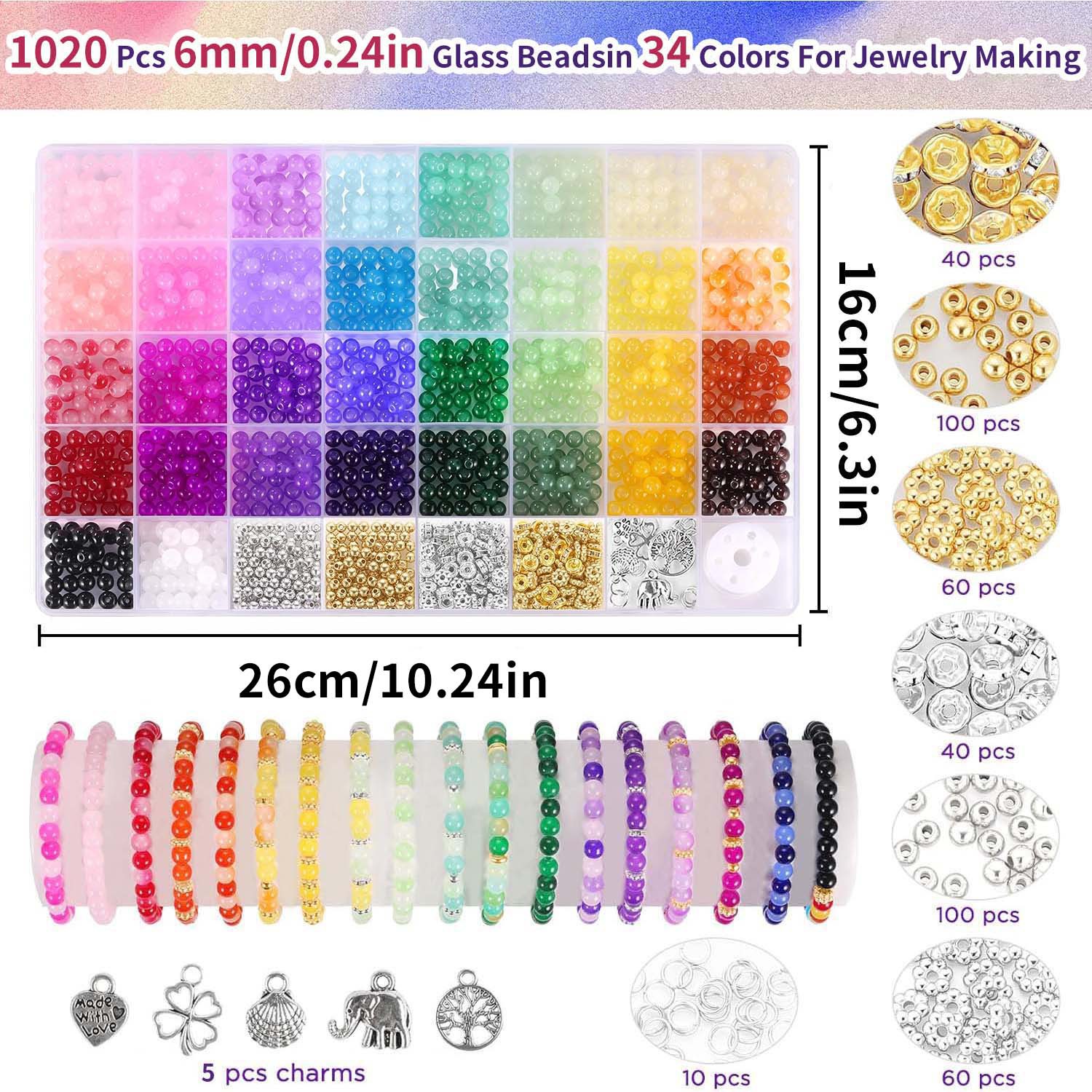 Round Glass Beads detail 4