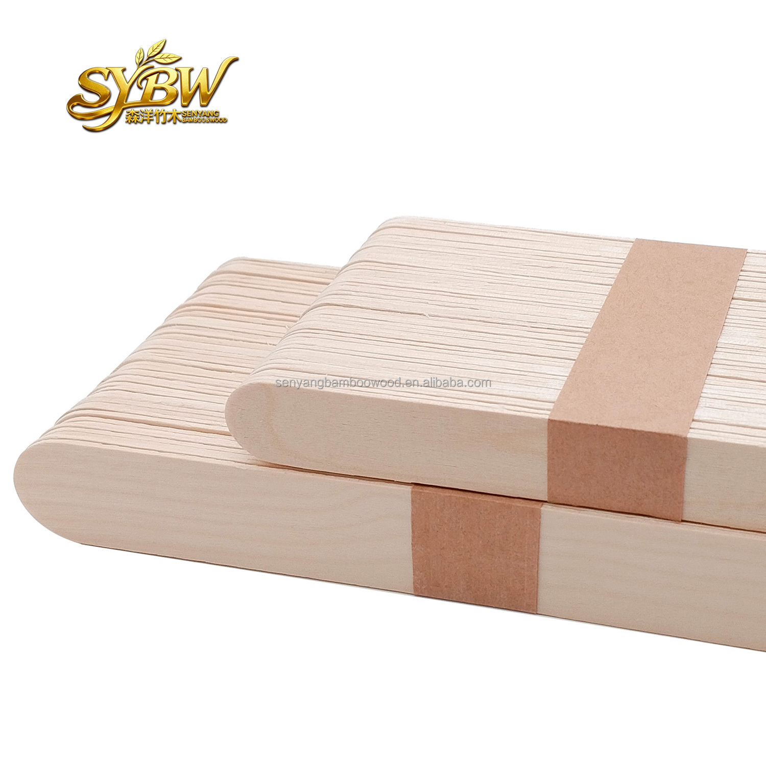 Eco-friendly 150x18x1.6mm Wooden Craft Pieces for Children Educational DIY Kits and Art Projects