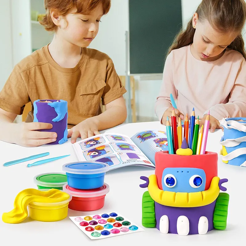 New DIY Modeling Air Dry Clay Kit Plasticine and Tool Kit