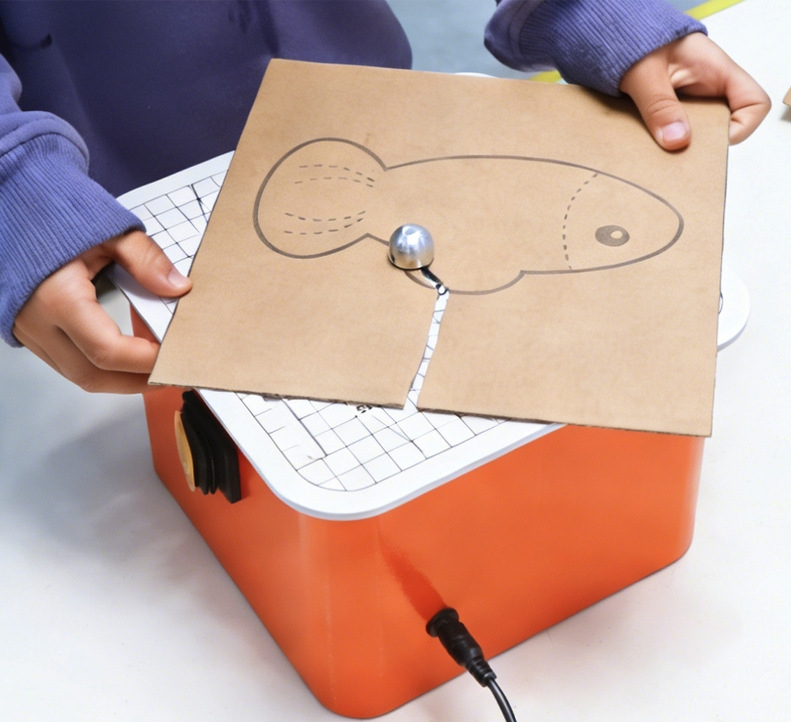 STEM Cardboard Cutting for Kids Machine Safety DIY Assembly Building Tool Kit Craft Creative Making Gift