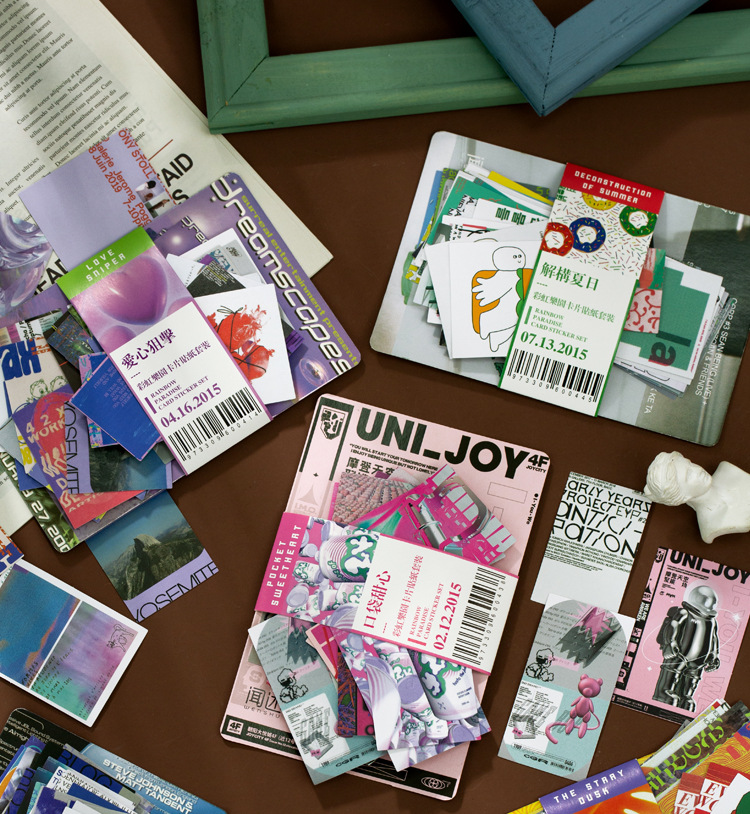 Creative Scrapbooking Decoration Card and Stickers Set