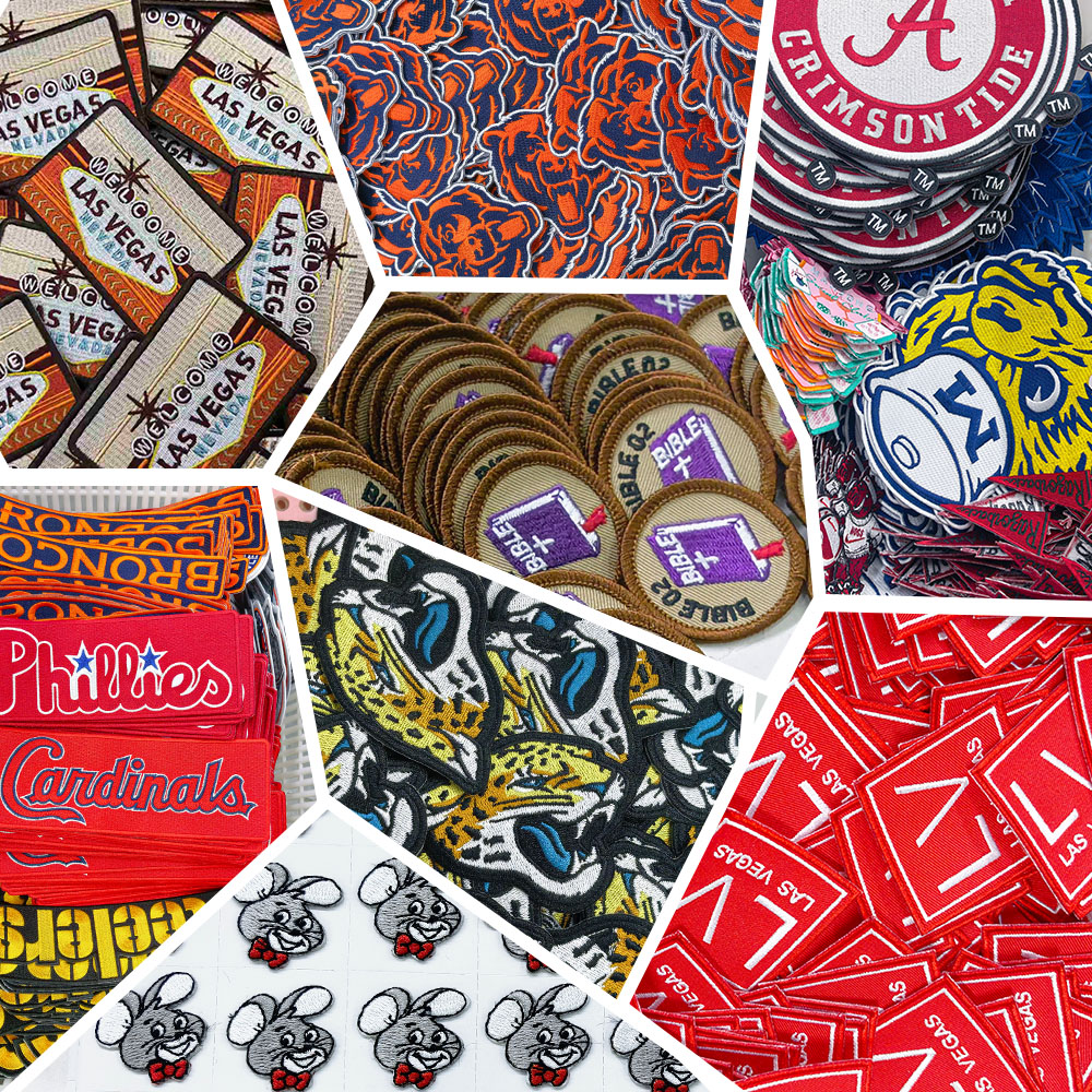 Customize Your Own Design Embroidered Patch Embroidery Badge Sew On Iron On Custom Embroidery Patch For Apparel Cap